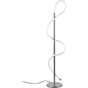 LED stojací lampa v leskle stříbrné barvě (výška 135 cm) Argos – Trio obraz