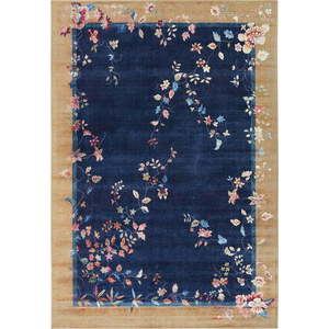 Tmavě modro-béžový koberec 200x290 cm Amira – Hanse Home obraz