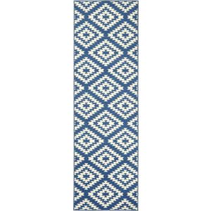 Modrý koberec běhoun 250x80 cm Nordic - Hanse Home obraz