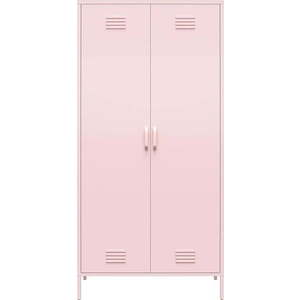 Růžová kovová šatní skříň 90x185 cm Cache - Novogratz obraz