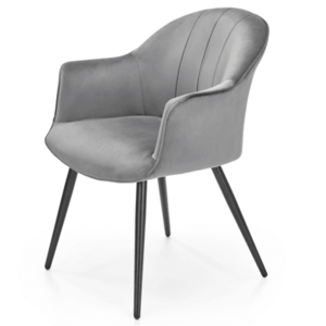 Jídelní židle SCK-468 šedá/černá obraz