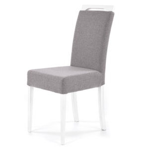 Jídelní židle CLORAUN šedá/bílá obraz