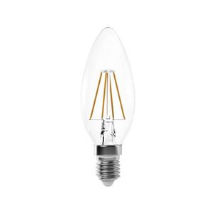 LED žárovka Filament svíčka, E14, 3, 4 W, 470 lm obraz
