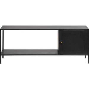 Černá kovová knihovna 120x47 cm Malibu – Unique Furniture obraz