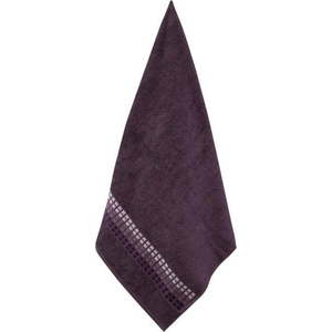 Tmavě fialový bavlněný ručník 50x100 cm Darwin – My House obraz