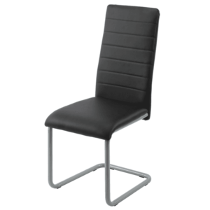 Jídelní židle LYDIA černá/šedá obraz