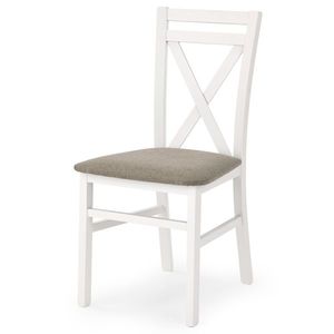 Jídelní židle DORAESZ bílá/hnědá obraz