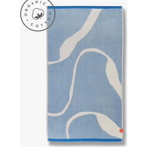 Bílo-modrá osuška z Bio bavlny 70x133 cm Nova Arte – Mette Ditmer Denmark obraz