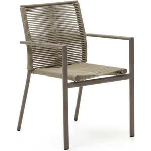Béžová kovová zahradní židle Culip – Kave Home obraz
