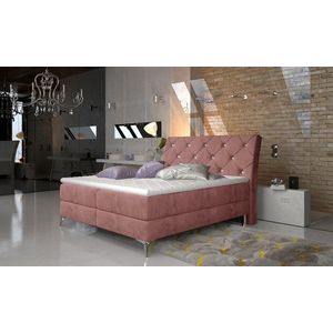 Boxspringová postel ADEL 180 Kronos 29 - růžová obraz
