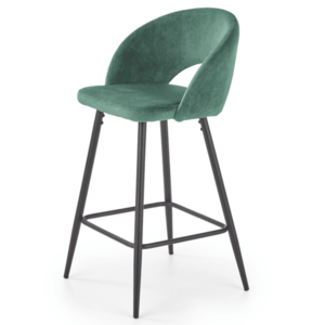 Barová židle SCH-96 tmavě zelená obraz
