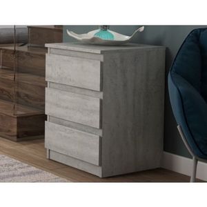 Skříňka/vysoký noční stolek Carlos 403S, šedý beton obraz