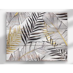 Obraz na plátně Exotické tropické listy, 40x50 cm obraz