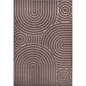 Hnědý koberec 57x90 cm Iconic Wave – Hanse Home obraz