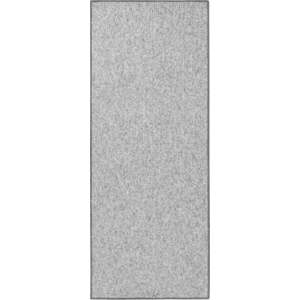 Šedý běhoun 80x300 cm Wolly – BT Carpet obraz