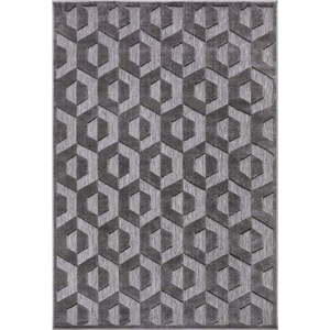 Antracitový koberec 67x120 cm Iconic Hexa – Hanse Home obraz