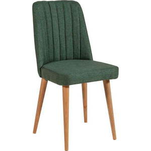 Zelená sametová jídelní židle Stormi Sandalye – Kalune Design obraz