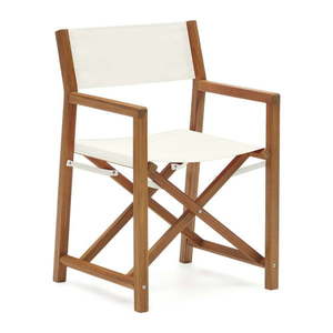 Bílé/přírodní dřevěné zahradní židle v sadě 2 ks Thianna – Kave Home obraz