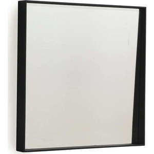 Černé nástěnné zrcadlo Geese Thin, 40 x 40 cm obraz
