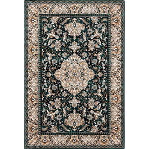 Zelený vlněný koberec 133x180 cm Lauren – Agnella obraz
