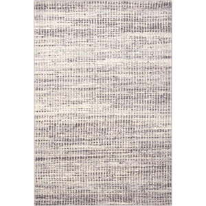 Krémový vlněný koberec 160x240 cm Striped – Agnella obraz