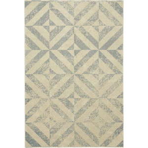 Béžový vlněný koberec 160x240 cm Tile – Agnella obraz