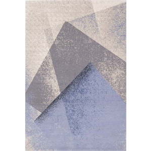 Světle modrý vlněný koberec 200x300 cm Folds – Agnella obraz