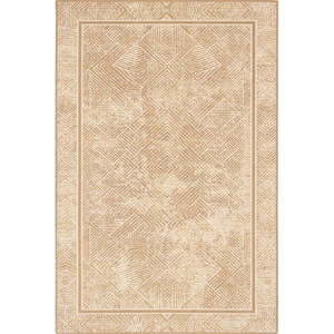 Béžový vlněný koberec 200x300 cm Jenny – Agnella obraz