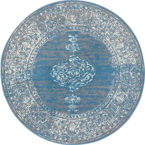 Modrý kulatý koberec ø 160 cm Méridional - Hanse Home obraz