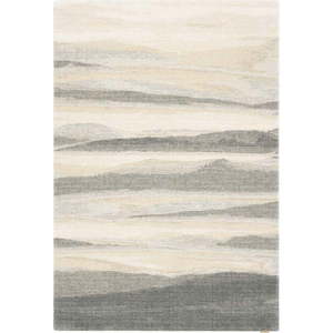 Béžovo-šedý vlněný koberec 133x190 cm Elidu – Agnella obraz