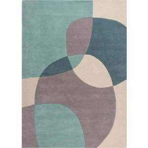 Modro-béžový vlněný koberec 230x160 cm Glow - Flair Rugs obraz