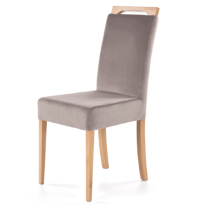 Jídelní židle CLORAUN dub medový/šedá obraz