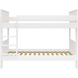 Bílá patrová dětská postel 90x200 cm Alba - Tvilum obraz