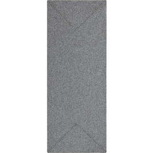 Šedý venkovní koberec běhoun 200x80 cm - NORTHRUGS obraz