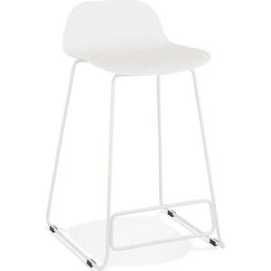 Bílá barová židle Kokoon Slade Mini, výška sedu 66 cm obraz