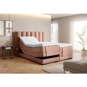 Elektrická polohovací boxspringová postel VERONA 140 Nube 24 - růžová obraz