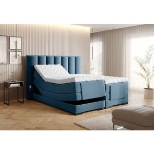 Elektrická polohovací boxspringová postel VERONA 140 Savoi 38 - modrá obraz