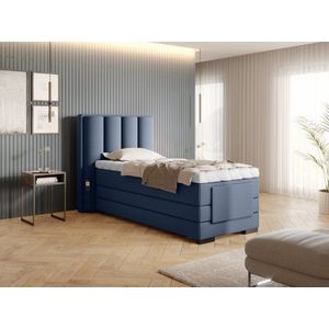 Elektrická polohovací boxspringová postel VERONA 90 Gojo 40 - modrá obraz