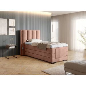 Elektrická polohovací boxspringová postel VERONA 90 Nube 24 - růžová obraz