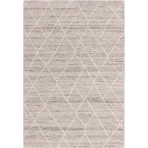 Světle šedý vlněný koberec 200x290 cm Noah – Asiatic Carpets obraz