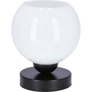 Bílá stolní lampa se skleněným stínidlem (výška 19 cm) Caldera – Candellux Lighting obraz