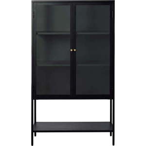 Černá kovová vitrína 88x132 cm Carmel – Unique Furniture obraz