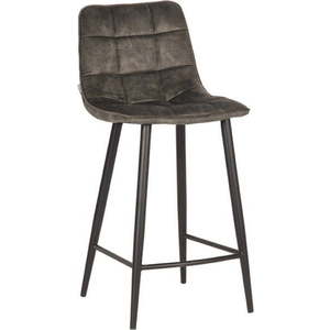Khaki sametové barové židle v sadě 2 ks 94 cm Jelt – LABEL51 obraz