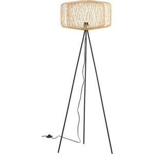 Stojací lampa v přírodní barvě s ratanovým stínidlem (výška 146 cm) Jule – Geese obraz