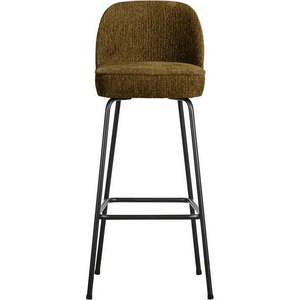 Sametová barová židle v bronzové barvě 103 cm Vogue – BePureHome obraz
