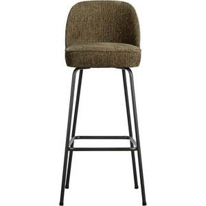 Khaki sametová barová židle 103 cm Vogue – BePureHome obraz