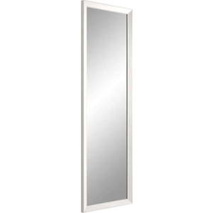Nástěnné orámované zrcadlo v dekoru bílého dřeva Styler Paris, 42 x 137 cm obraz