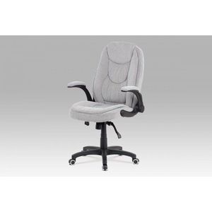 Kancelářská židle KA-G303 SIL2 šedá / stříbrná obraz