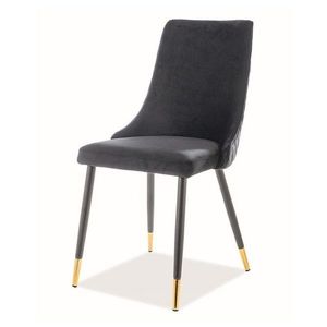 Jídelní židle PAONU 2 černá/zlatá obraz