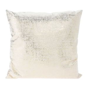 Dekorační polštář Cushion 45x45 cm, krémový lesklý obraz
